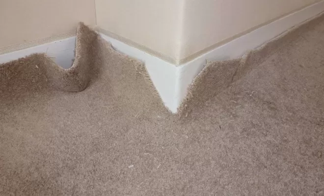 Pose d'une moquette tendue sur thibaude, Saintes, Intérieur Décoration