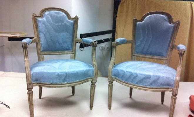 Couverture de fauteuil Louis XVI, Saintes, Intérieur Décoration